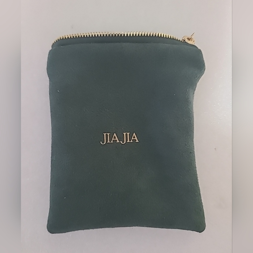 Jia Jia Jewelry Zipper Dust Bag 4 X 4½"